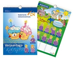 Gebaren verjaardagskalender